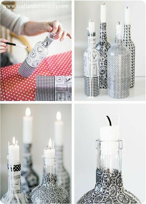 Decoración con botellas 🍾 - 13