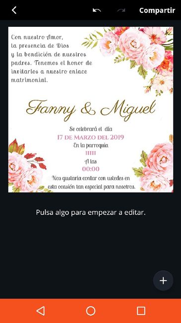 Diseñando mi invitación 🙈🙈 - 1