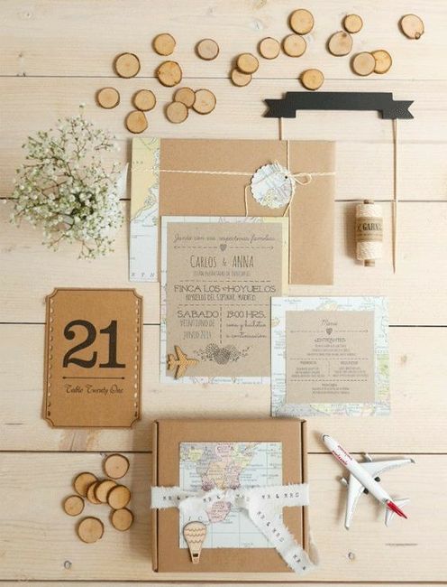Decoración para novios viajeros 🌎 - 5