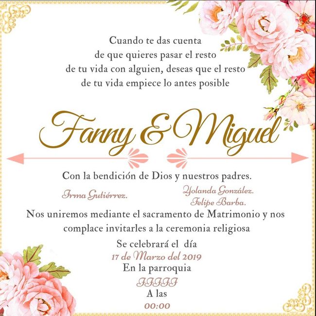 Mi intento de invitación - 1