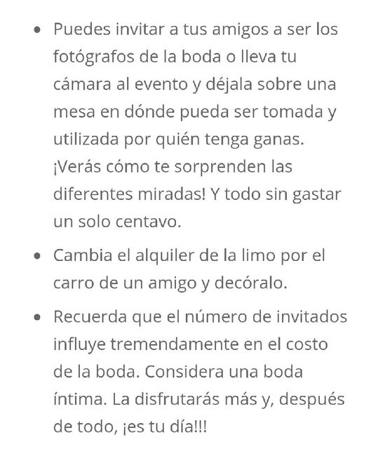 Ideas para ahorrar en tu boda 🙌 - 10