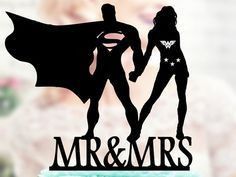 Pastel: Mujer Maravilla y Superman 🌟 3