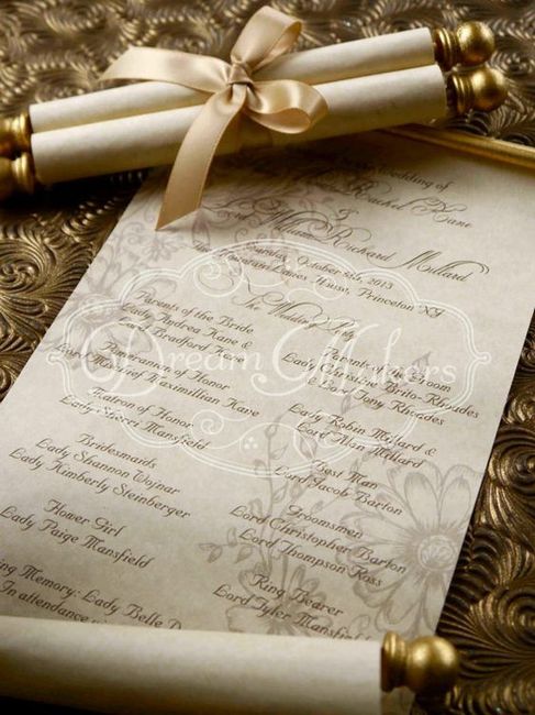 💌invitaciones estilo Pergamino💌 1