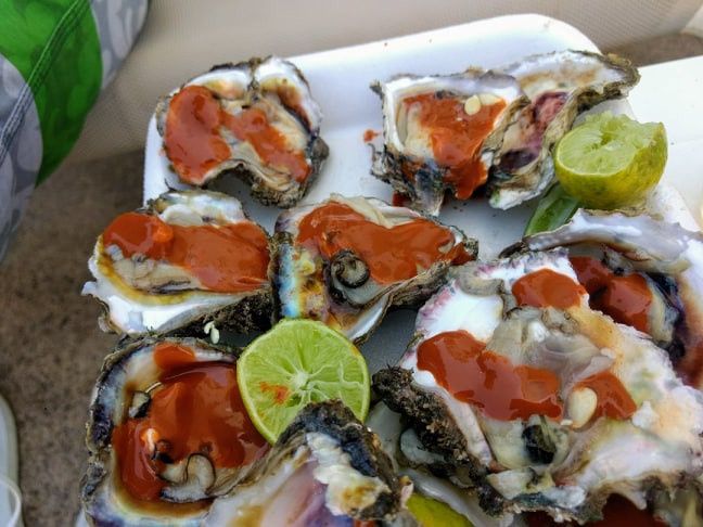 Nunca habia probado los ostiones, son deliciosooooos.