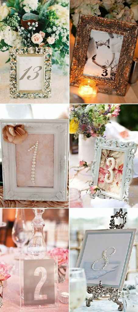 Ustedes enumeran sus mesas?....ideas! - 6