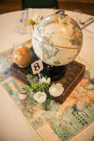 Decoración para novios viajeros 🌎 - 4