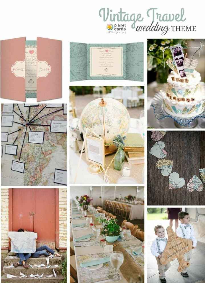Decoración para novios viajeros 🌎 - 13