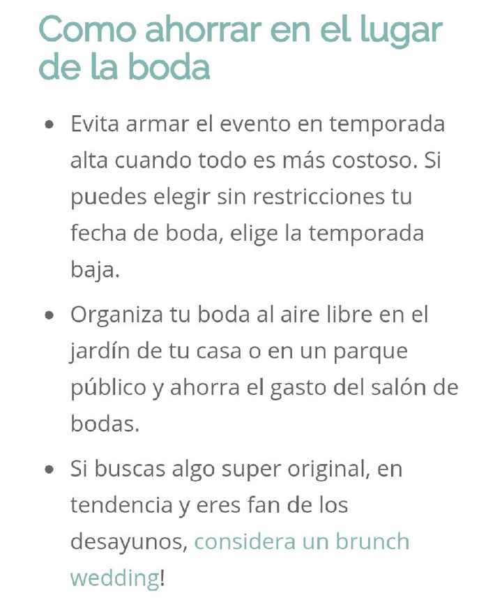 Ideas para ahorrar en tu boda 🙌 - 1