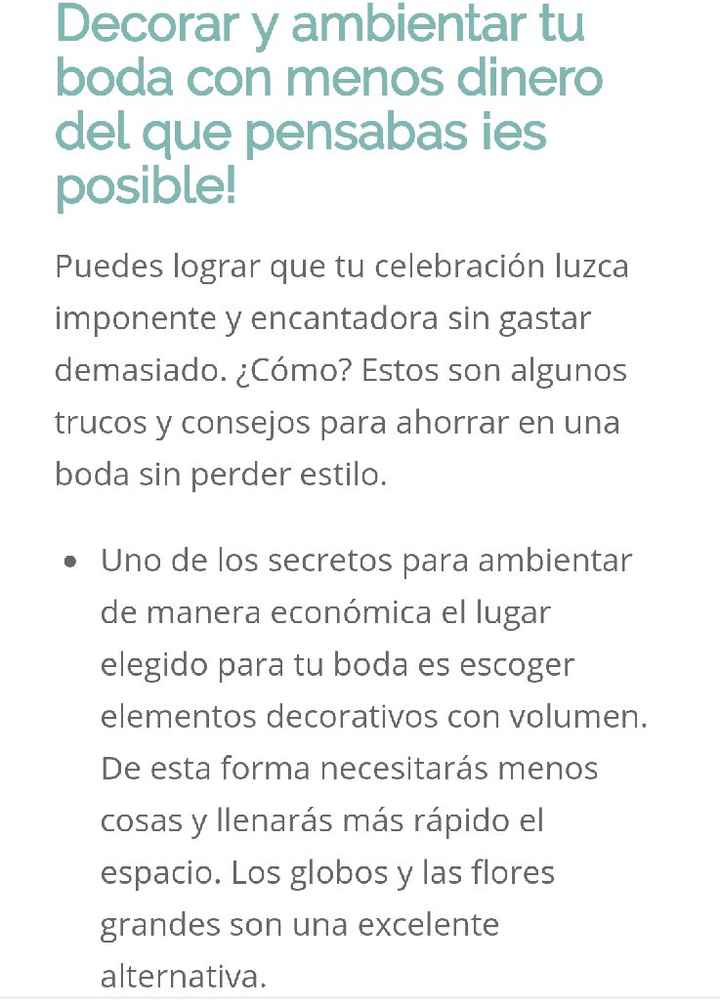 Ideas para ahorrar en tu boda 🙌 - 6