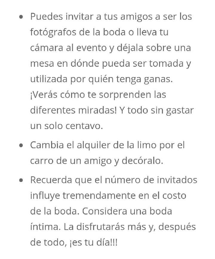 Ideas para ahorrar en tu boda 🙌 - 10