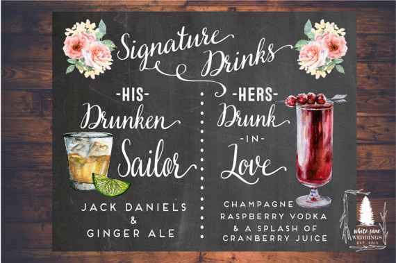 Bebidas personalizadas que podrian se nuestras bebidas favoritas o tragos personalizados para ese gr