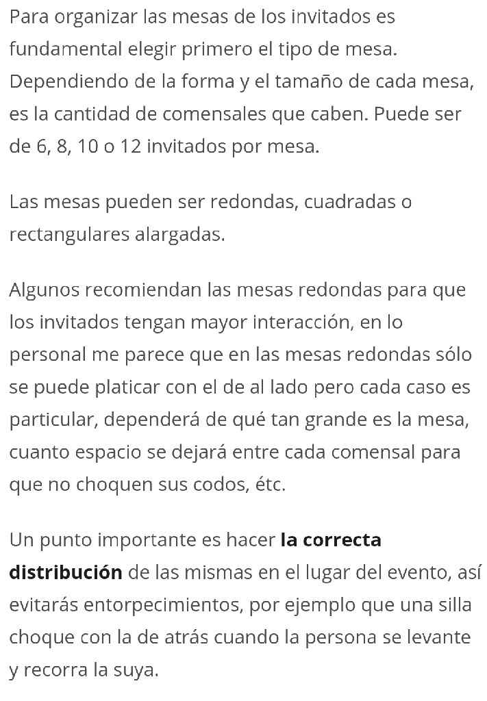 Cómo organizar a tus invitados en las mesas - 2