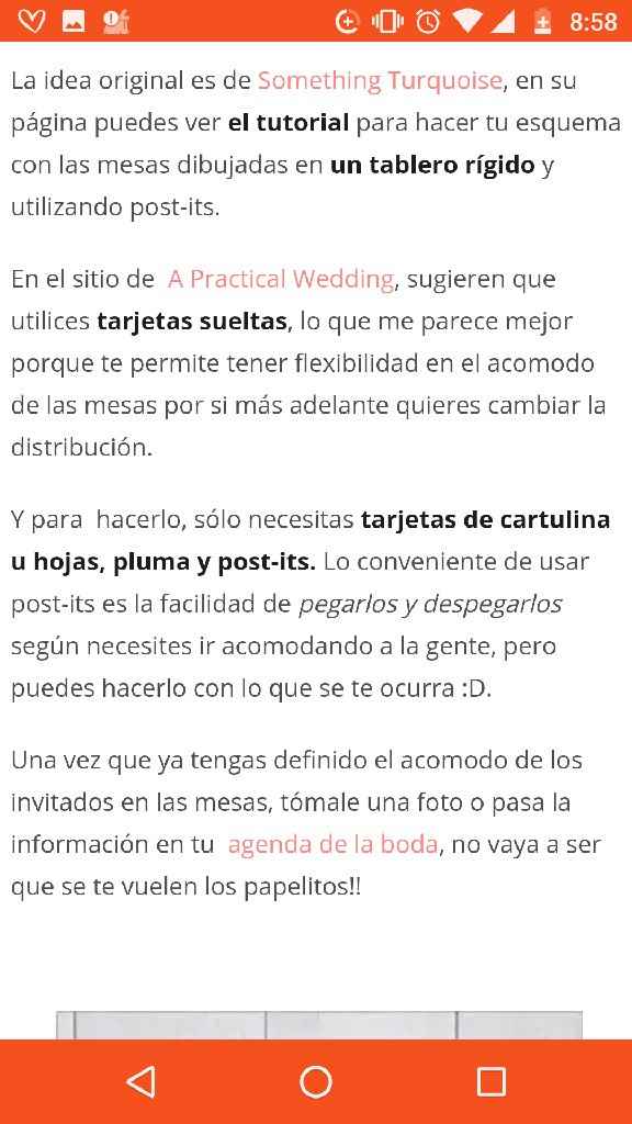 Cómo organizar a tus invitados en las mesas - 7