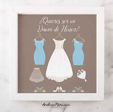 10. Una ilustración enmarcada.  Una ilustración original es una preciosa manera de demostrar de form