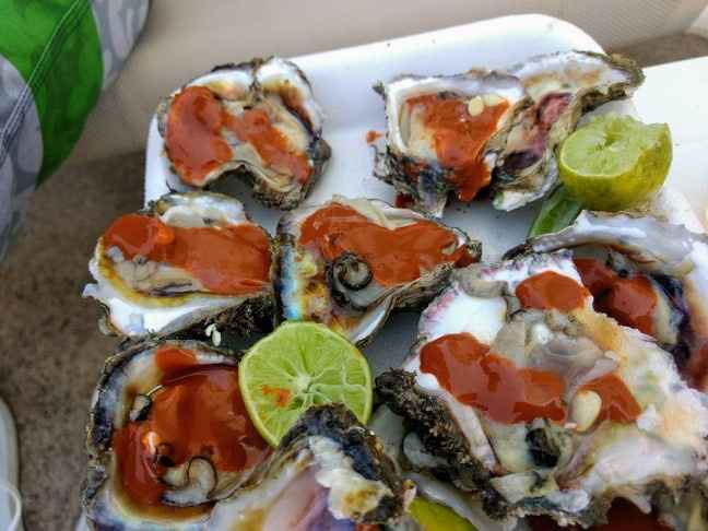 Nunca habia probado los ostiones, son deliciosooooos.