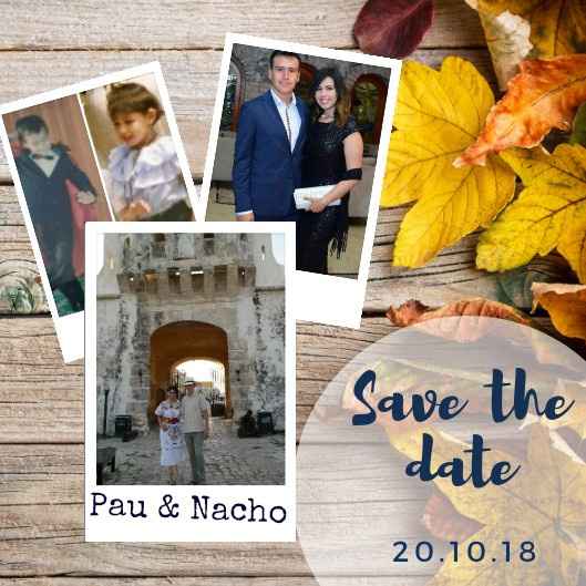 Save they Date diy - 1