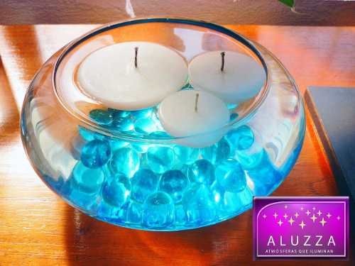 centros de mesa con velas