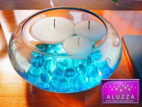 centros de mesa con velas