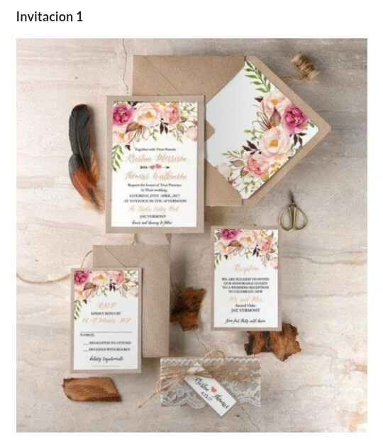 Hola futuras novias. es mi primer devate y quisiera saber su estilo de invitacion. - 1