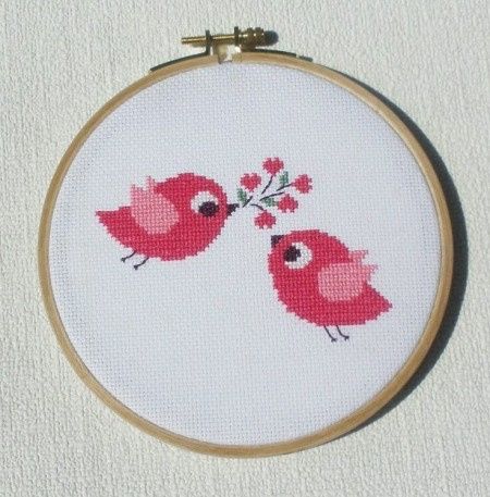 Servilletas punto de cruz. - 1