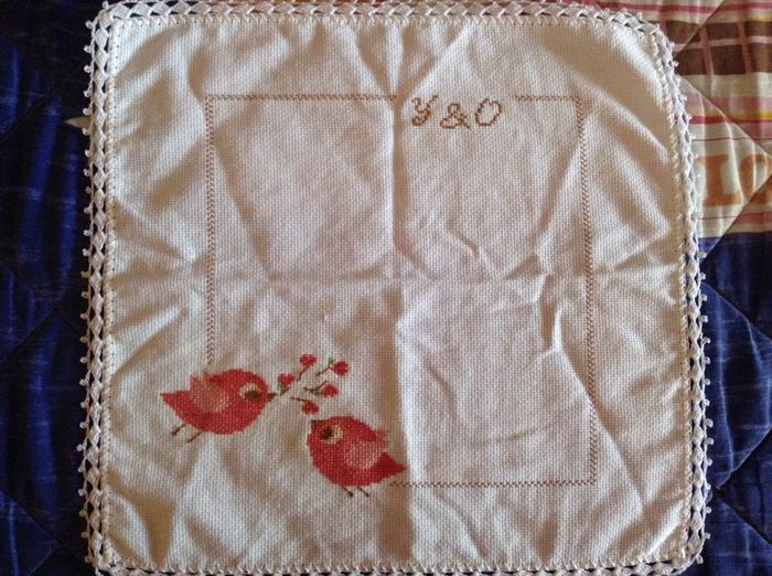 Servilletas punto de cruz. - 2