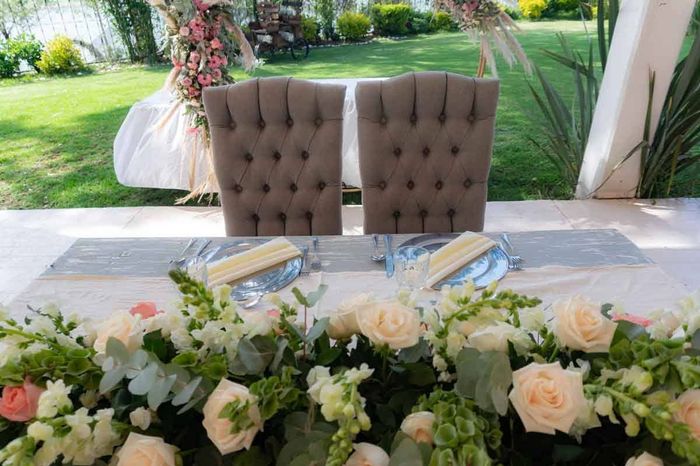 Ideas para decorar el back de la mesa de novios 😍 - 2