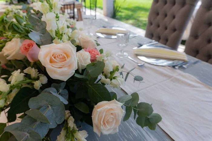 Ideas para decorar el back de la mesa de novios 😍 - 3
