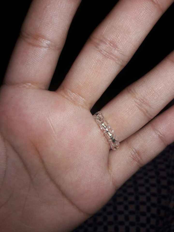 Ajustador o tope para el anillo de compromiso - 3