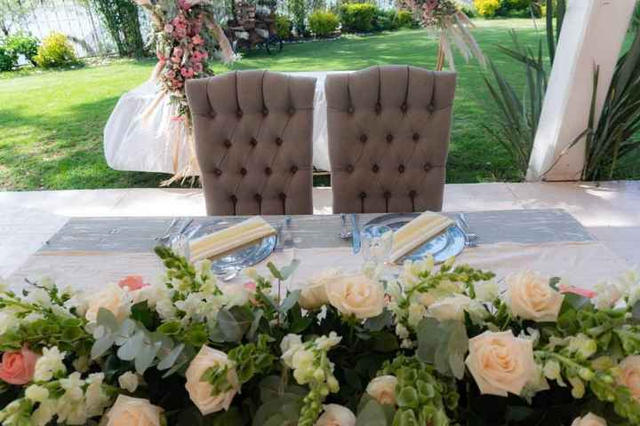 Ideas para decorar el back de la mesa de novios 😍 - 2