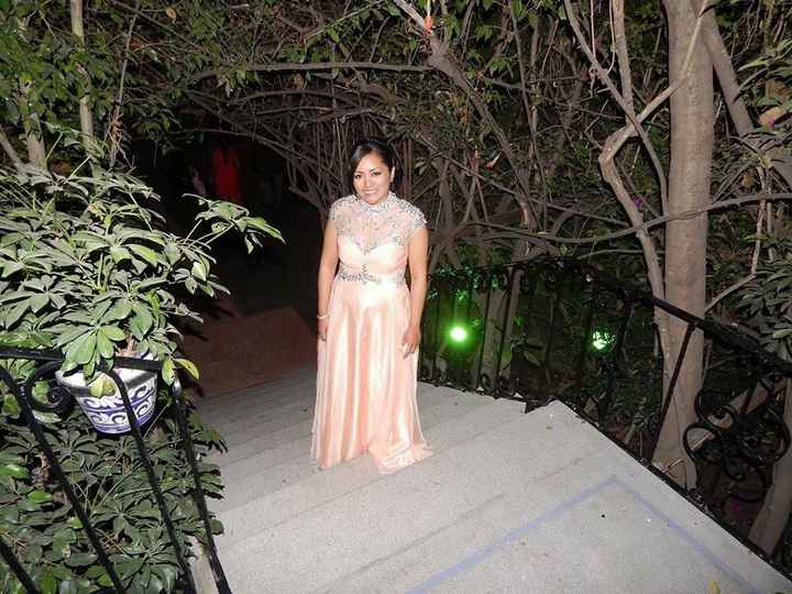 Novia en color peach 🍑 - 1