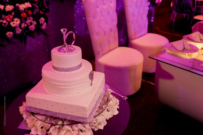 nuestro pastel de bodas