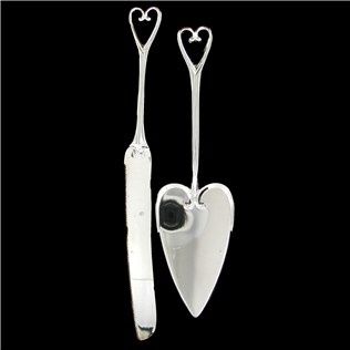 pala y cuchillo de metal