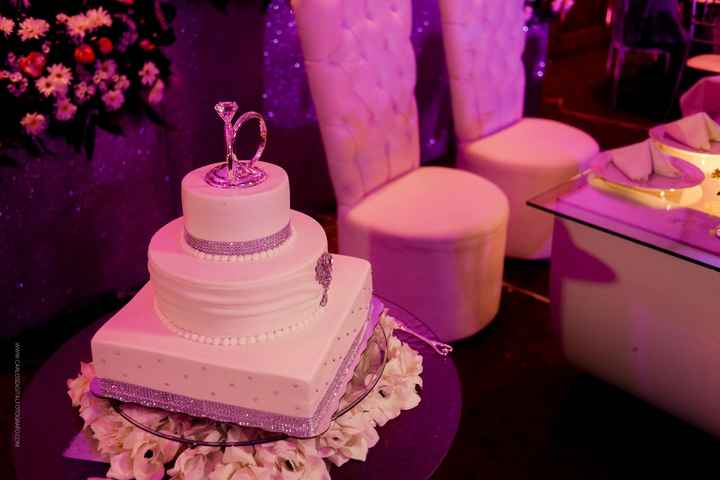 nuestro pastel de bodas