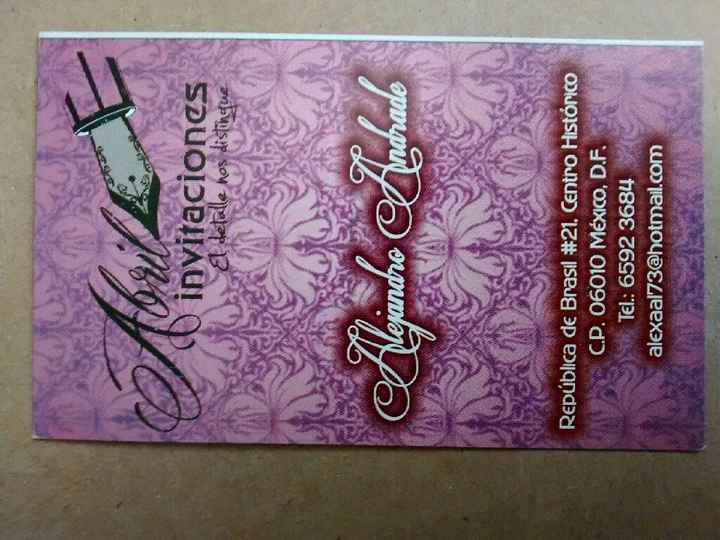 Invitaciones boda - 1