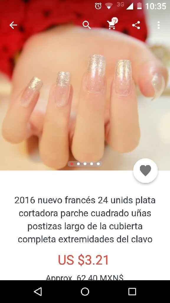 Diseño de uñas para novias - 1