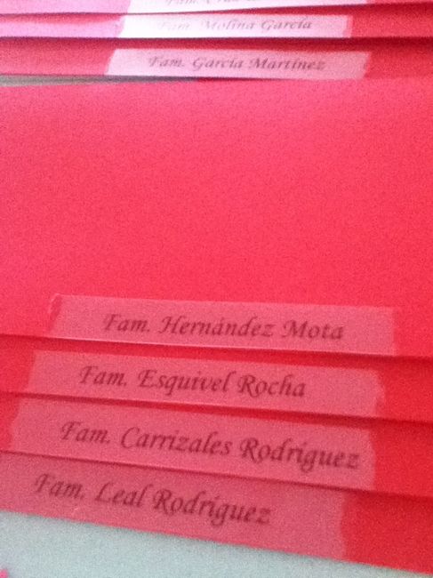 Tío para rotular invitaciones - 2