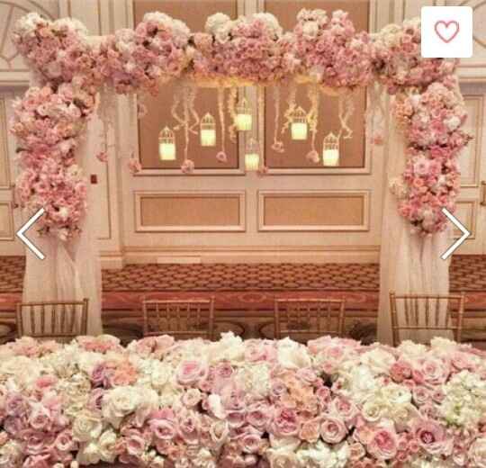 Back para mesa de novios