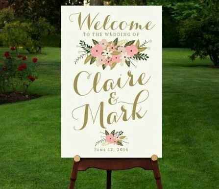 Cuadro de Bienvenida