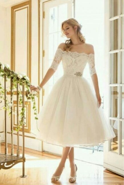 Vestidos cortos para civil o recepción - 2
