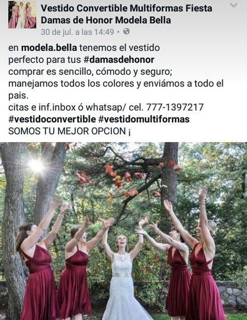 ¿De qué colores serán los vestidos de sus bellas damas? - 3
