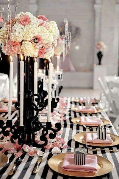 Boda en blush pink y negro! - 10