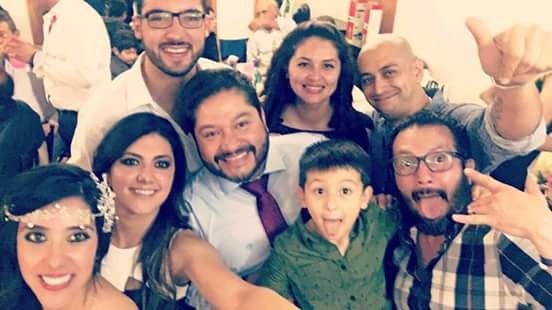 Selfie con primos, hermani y cuñado