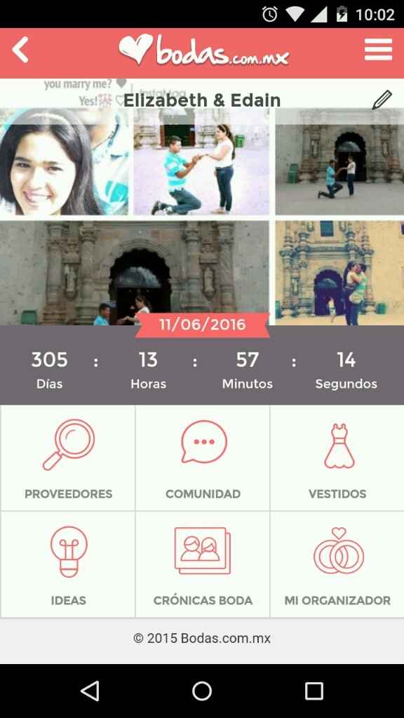 Cuánto te falta para decir "sí, acepto"? - 1