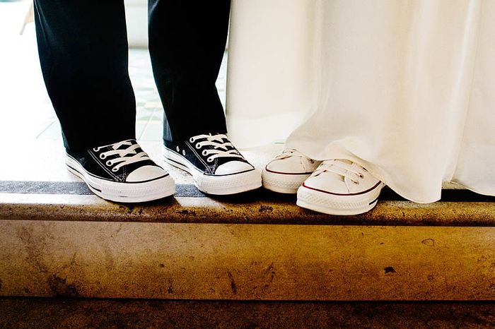 Boda con Converse!! :)