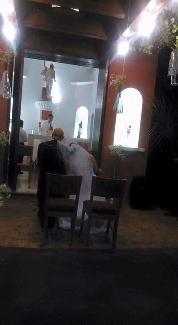 en la iglesia