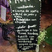 menu de la cena