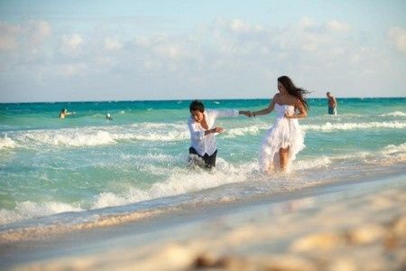 Corriendo en las olas