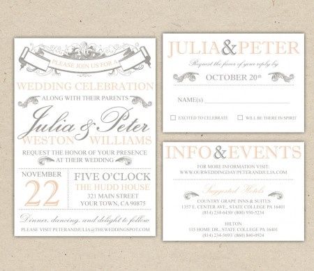 Invitacion vintage