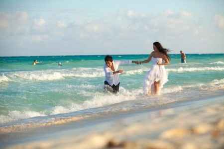 Corriendo en las olas