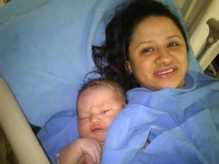 a minutos de tener a mi bebecito